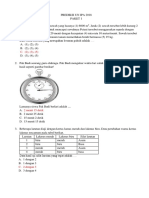 Prediksi Ipa Un 2018 Paket 1 Kab. Cilacap