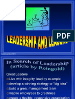 Leadership and Leaders