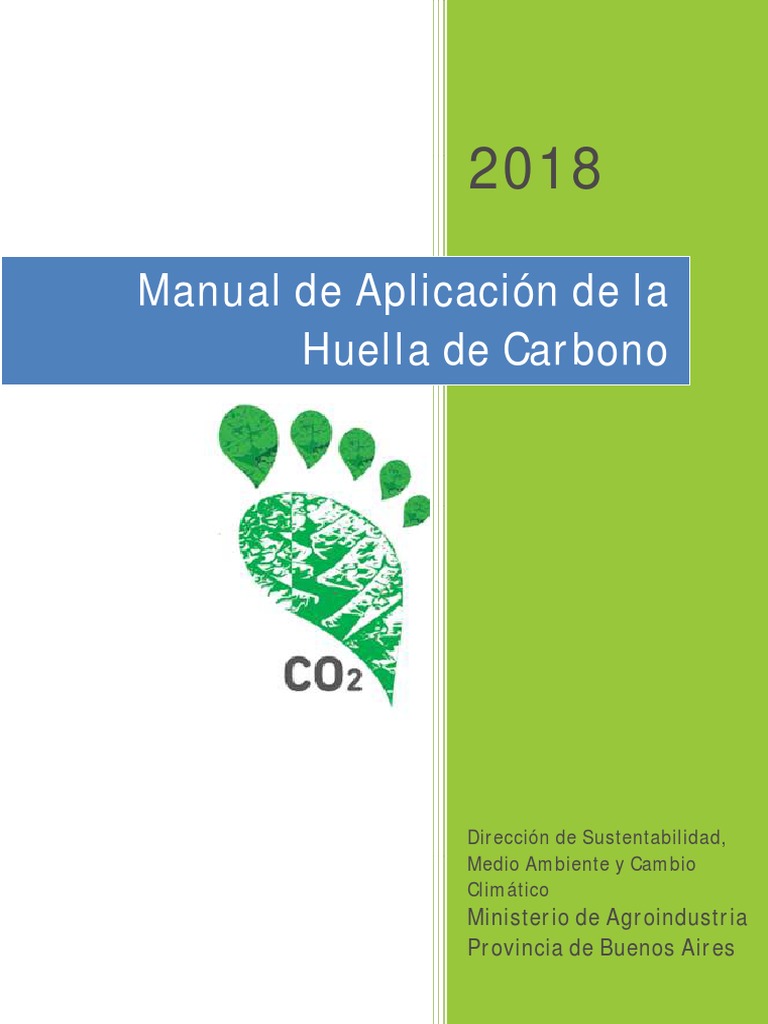 Manual Aplicacion Huella de Carbono PDF | PDF | Efecto invernadero ...