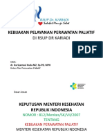 Kebijakan Pelayanan Perawatan Paliatif Di Rsup DR Kariadi - Dr. Ika S., SP - PD, MPH