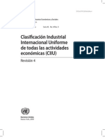 Clasificación Industrial Internacional Uniforme