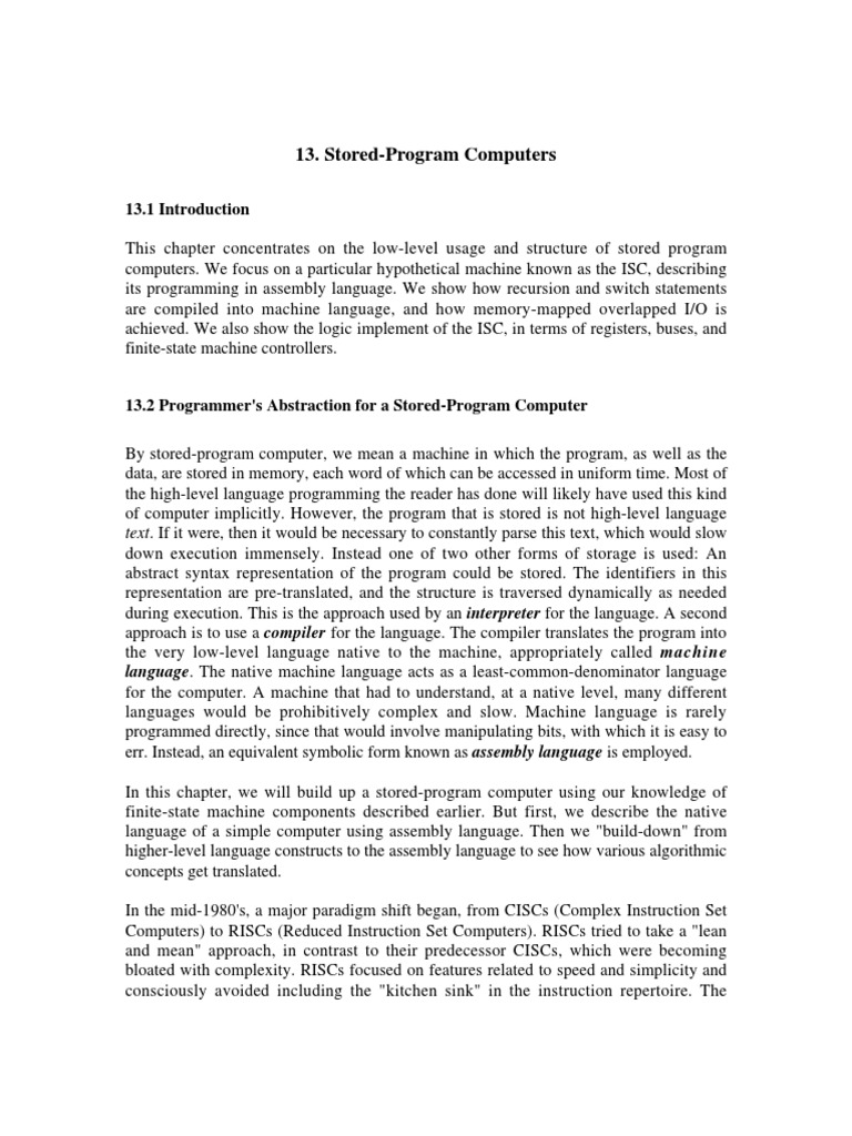 Understanding Stored-Program Computers | PDF | Input/Output | Central ...