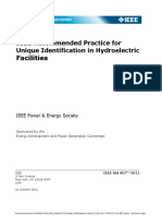 Ieee Recommended Practice For Unique Identification in Hydroelectric Facilities