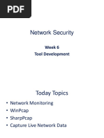 Network Security: Week 6 Tool Development