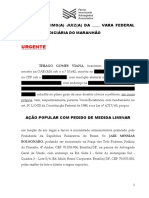Acao Popular - Jair Bolsonaro - Redes Sociais