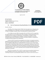 Letter to AZ League of Cities and Towns Re Healthcare Requirements for F...