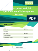 Management Trainee Job Description