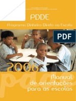 Manual Orientacao Escolas 2006 Pdde PDF