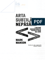 Arta subtila a nepasarii - Mark Manson.pdf