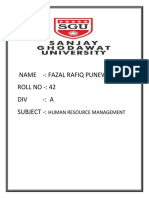 Name - : Fazal Rafiq Punewale Roll No - : 42 Div - : A Subject