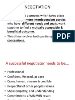 Negotiation Skills