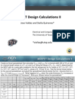 MOSFET Design Calcuations 2