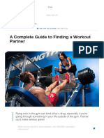 A Complete Guide To Finding A Workout Partner