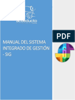Manual Del Sistema Integrado de Gestion Sig