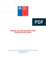 Manual de Postulación Formulario Papel FFOIP 2015