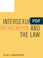 Julie A Greenberg - Intersexuality and The Law Why Sex Matters