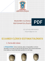 Examen Clinico Estomatológico
