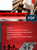 Violenta in Familie - prezentare, usm facultatea de drept 2019