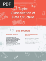 Topic: Classification of Data Structure