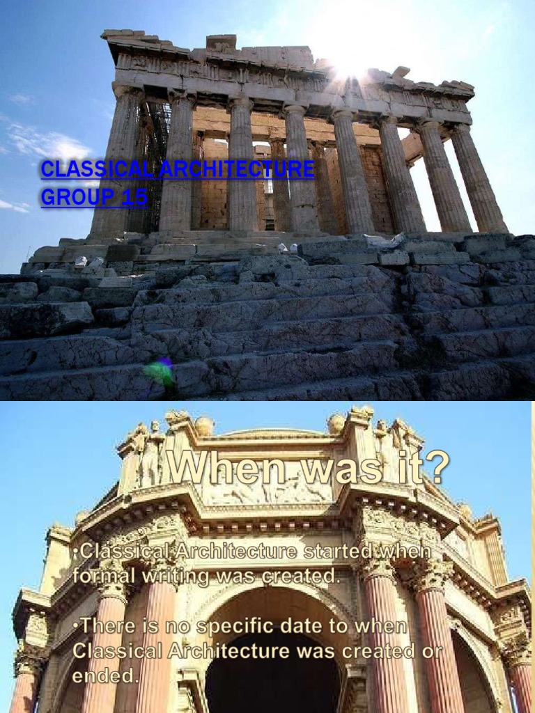Classical Architecture Group 15 | PDF | Column | Ancient Greece