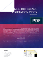 Normalised Difference Vegetation Index