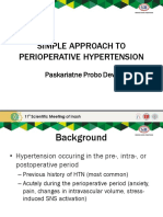 Paskariatne Probo -- Simple Approach to Peri Operative Hypertension