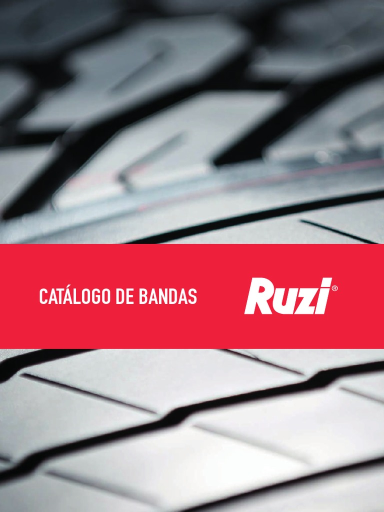 Catálogo de Bandas Ruzi Brasil 2018 | PDF | Neumático | Industria ...