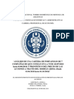Análisis de Cartera de Portafolio de 7 Industrias PDF