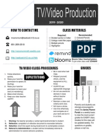 Tv-Video Syllabus 19-20