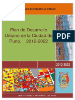 PLAN DE DESARROLLO URBANO DE PUNO (Reglamentacion)