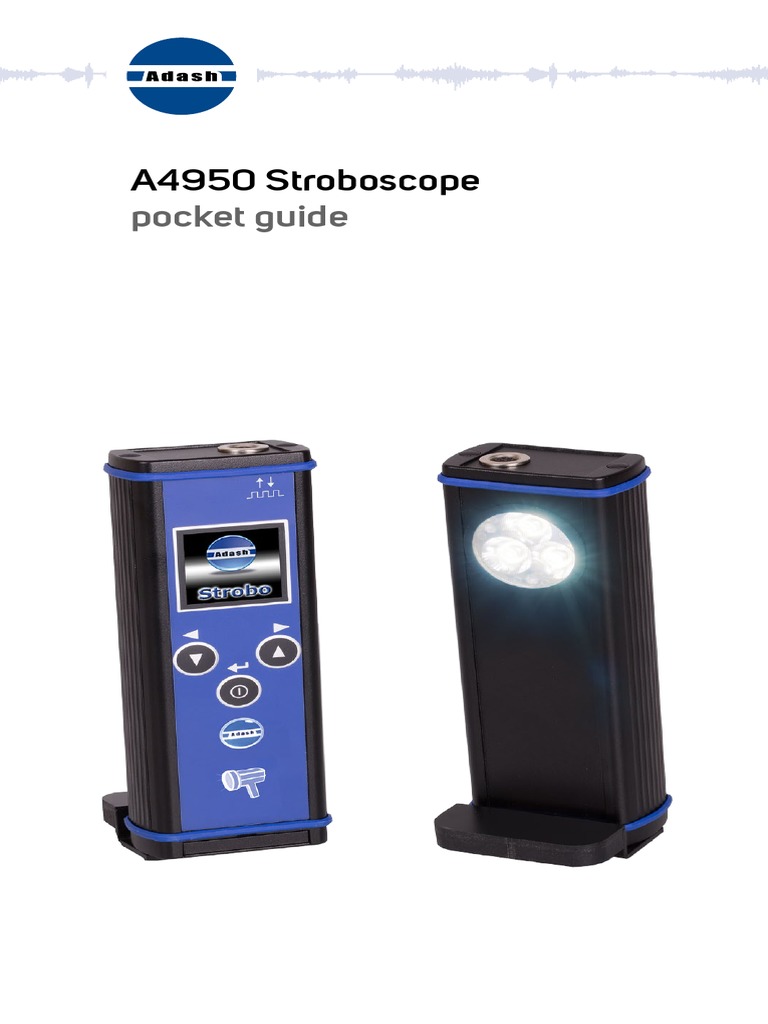 A4950 Stroboscope Pocket Guide PDF Frequency Flashlight