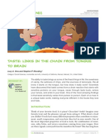 Taste: Links in The Chain From Tongue To Brain: Lucy A. Vera and Stephen P. Wooding