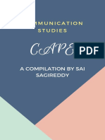 CAPE Communication Studies by Sai Sagireddy
