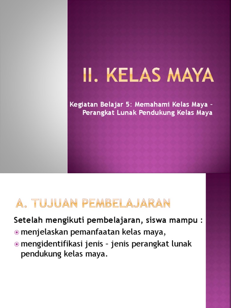 Materi Pertemuan 2 Kelas Maya Pdf