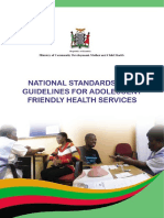 National Standards and Guidelines For Adolescent Friendly Health Services
