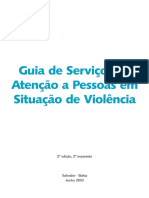 Guia de Serviços de Atenção A Pessoas em Situação de Violência