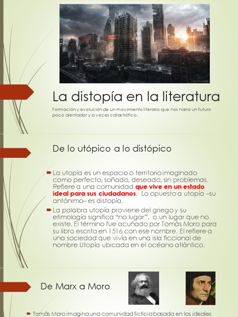 La distopía en la literatura moderna | PDF | utopía | Distopía