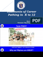 Day 1-4 Rudiments of Career Pathing K To 12