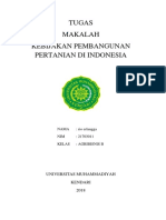 kebijakan pembangunan pertanian di indonesia.docx