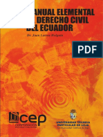 Manual Elemental de Derecho Civil Ecuatoriano Tomo 4