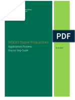 INSEAD Degree Programmes: Application Process