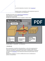 Definición Metamorfismo