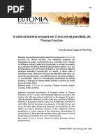 A visão da história europeia em O arco-íris da gravidade, de Thomas Pynchon