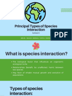 GRP 4 Principal Types of Species Interaction PDF