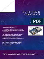 Motherboard Components: By:-Aryan Panchal Roll No: - 1881026
