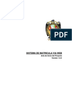 Acta de Inicio Del Proyecto PDF