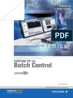 Yokogawa 2015 Centum VP For Batch Control