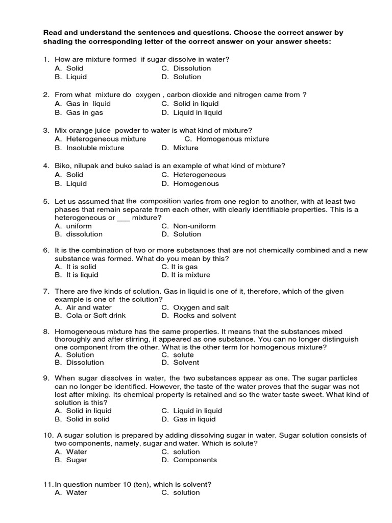 Grade6 assessment exam pdf solution solvation