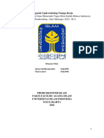 Pengaruh Upah Terhadap Tenaga Kerja PDF