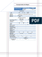 Technological Institute of The Philippines: Screw Heat Exchanger Data Sheet Equipment No. (Tag) SX-102